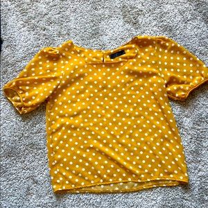 Yellow Dotted Top